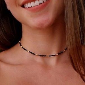 seed bead VSCO choker necklace